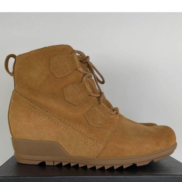 NEW Sorel Women's EVIE Lace Waterproof Booties - Picture 1 of 10